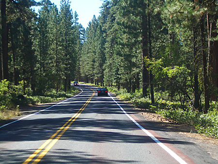 Thom and Amanda Driving Away from the Campground
