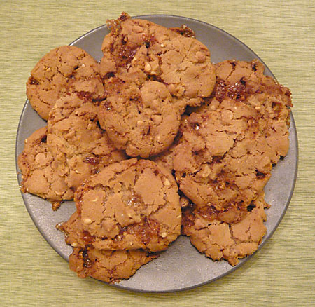 Double-Crunch Peanut Butter Bacon Cookies