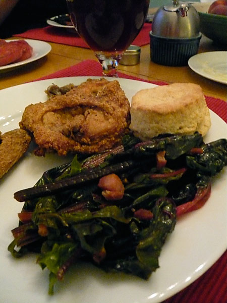 greens-with-fried-chicken greens-with-fried-chicken